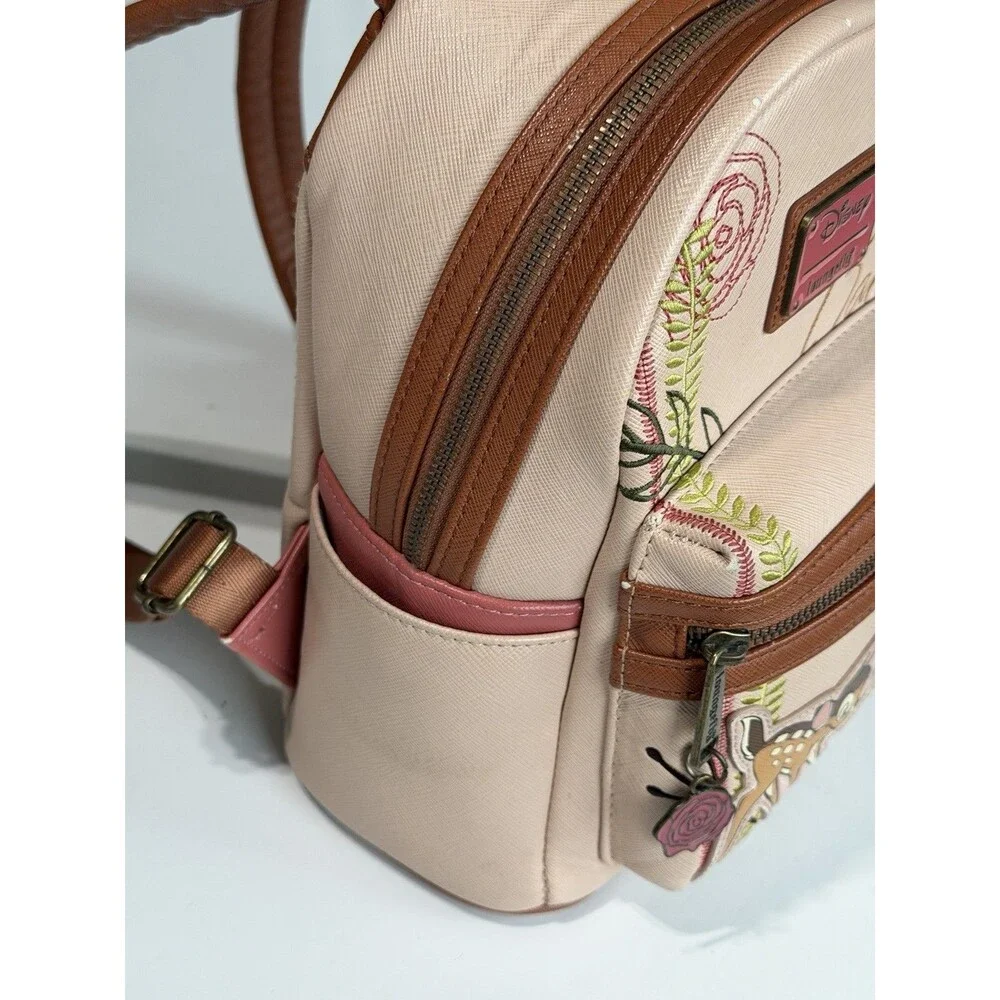 Loungefly Disney Floral Bambi Faline Mini Backpack Rare